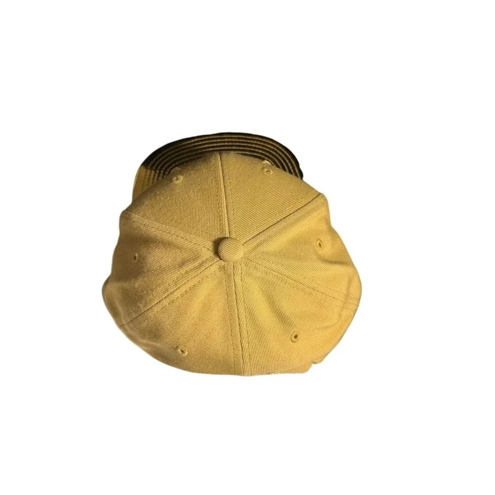 Mitchell Ness Gold Chicago‎ Bulls NBA Snapback Hat Men's Adjustable Streetwear